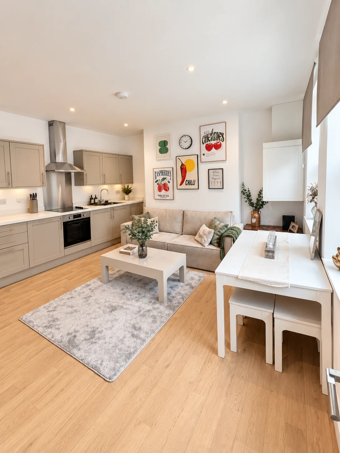 Clara living room and kitchen